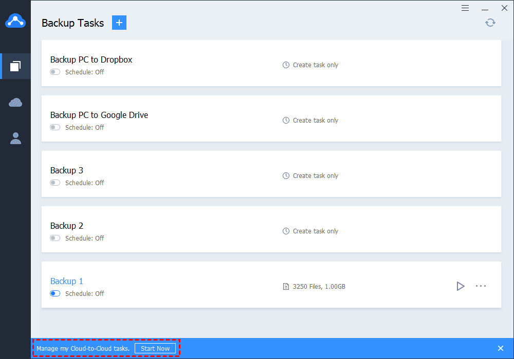 Manage Cloud To Cloud Task Manage Cloud To Cloud Task