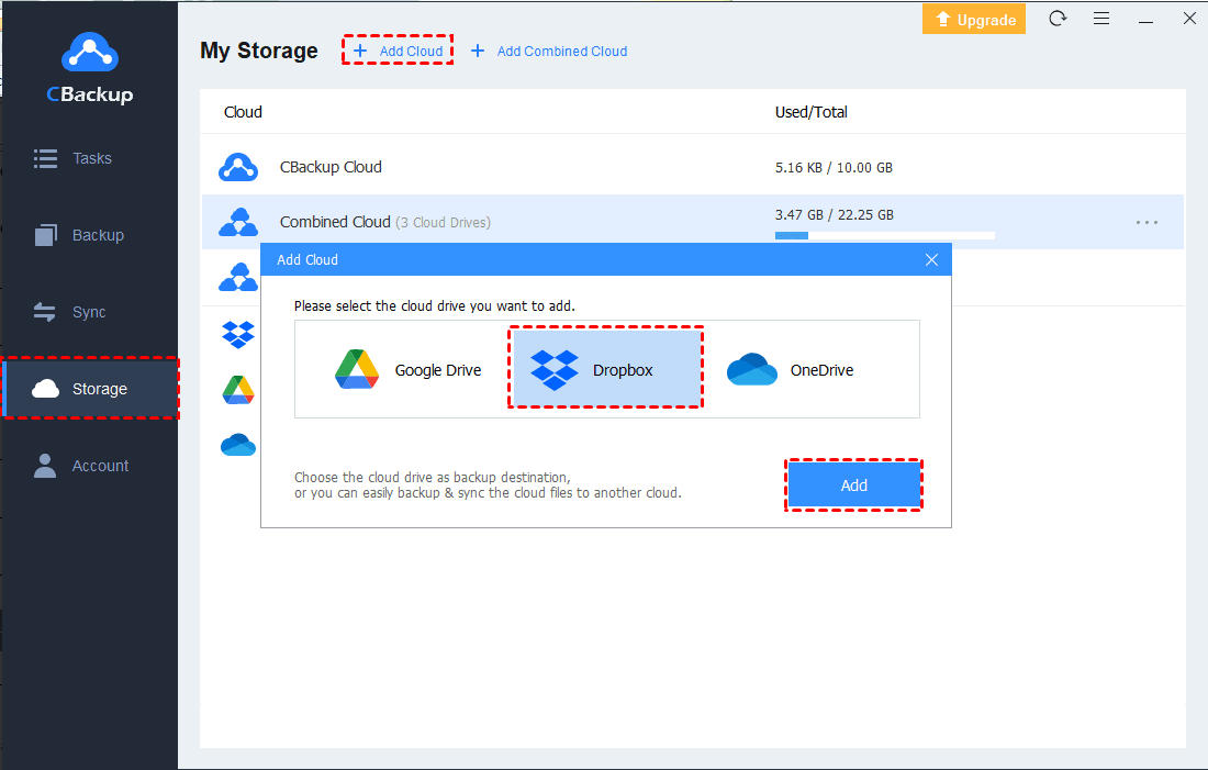 My Storage Select Dropbox
