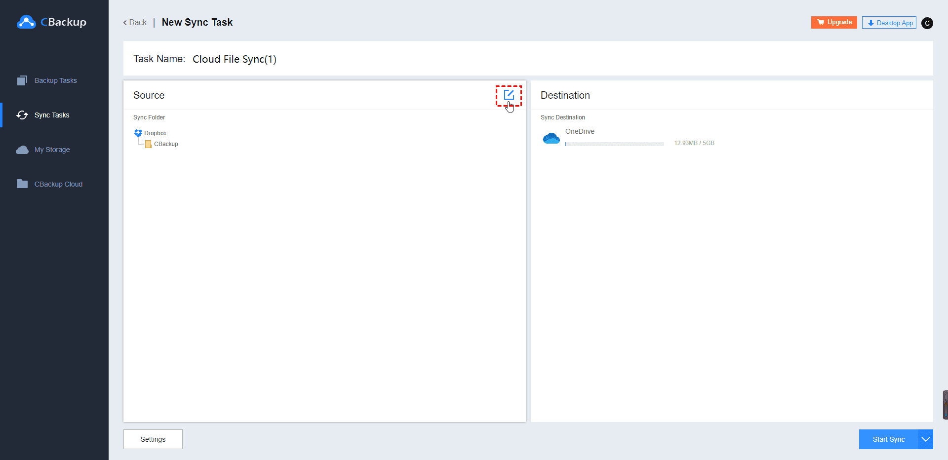 Change Sync Source2 Change Sync Source2