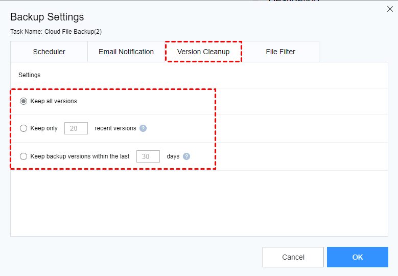 Page Revision for Configuring Google Dri