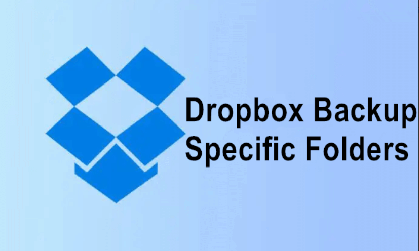 Dropbox Backup Specific Folders