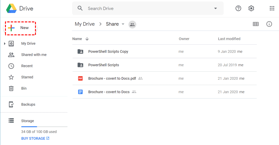 Google Drive New Icon