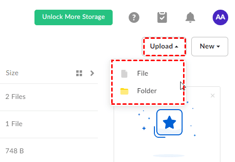 Upload File or Folder