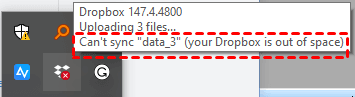 Your Dropbox Is Out of Space