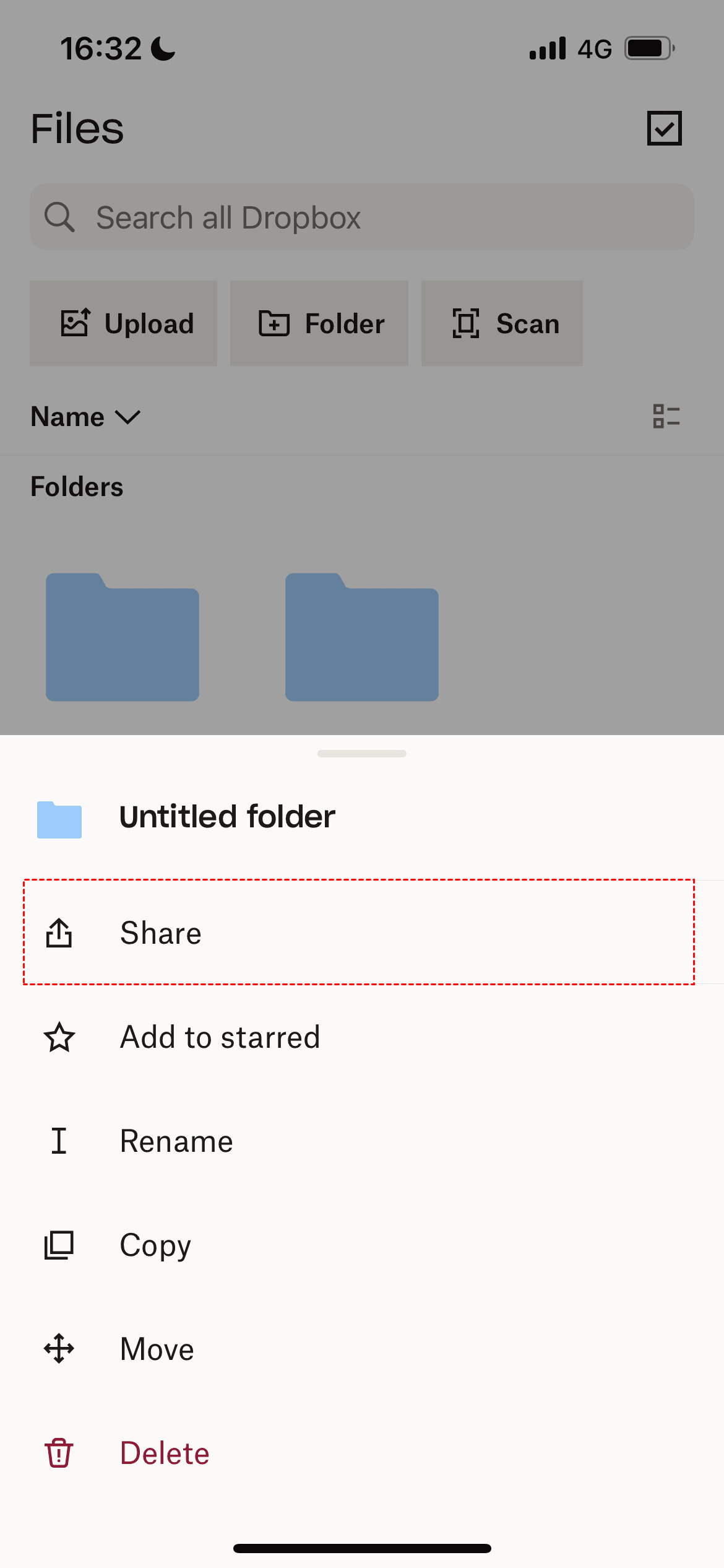 Iphone Shared Folders