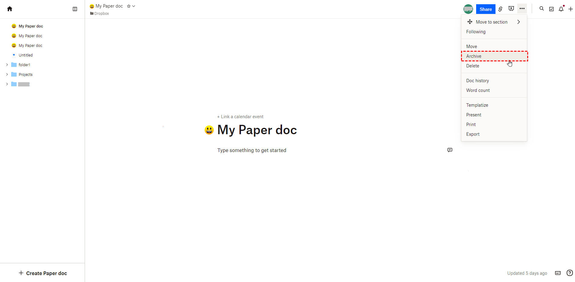 Archive Paper Doc