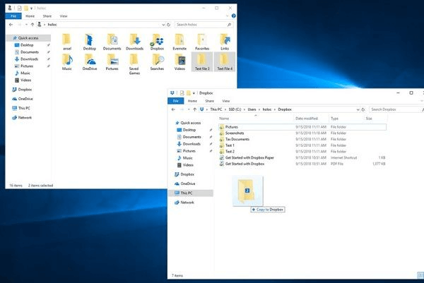 Copy to Dropbox Folder