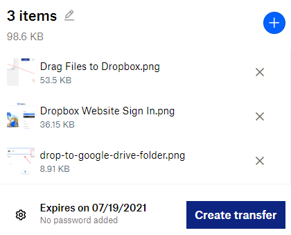 Create Photo Transfer Of Dropbox