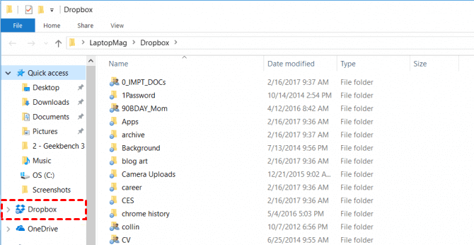 Dropbox Folder