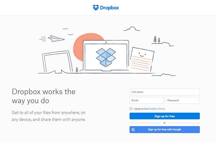 Dropbox Sign in