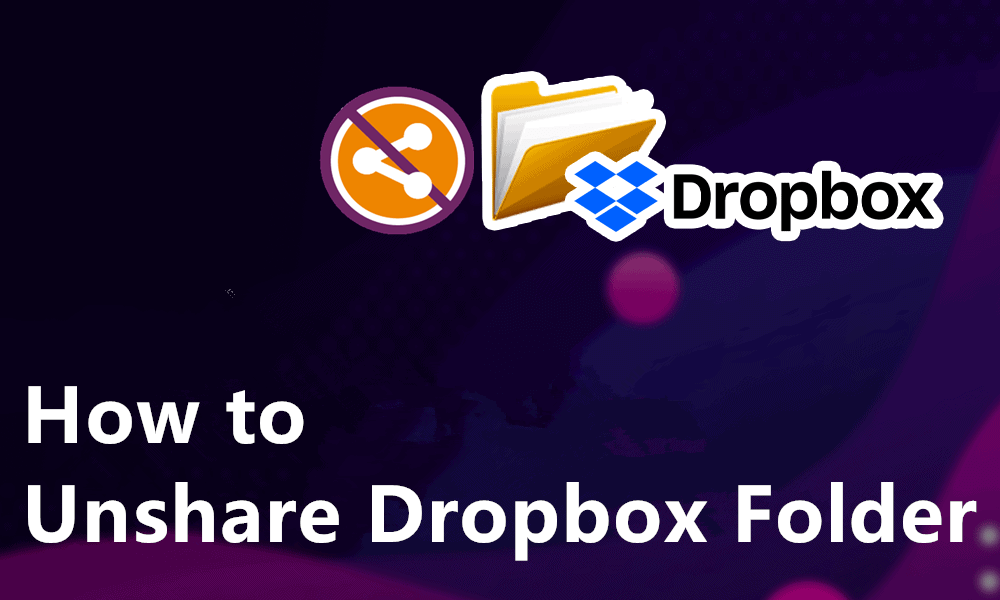 How to Unshare Dropbox Folder