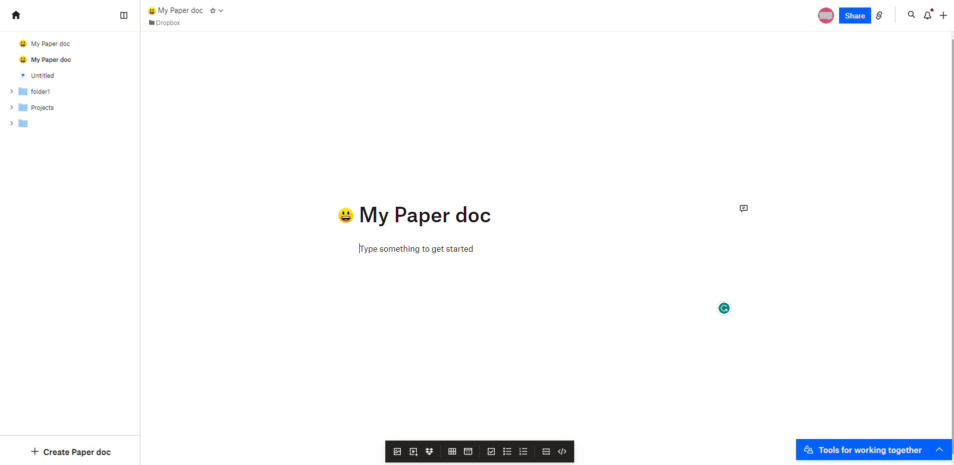 Edit Dropbox Paper