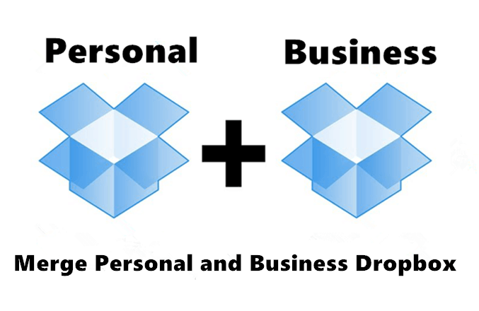 Merge Dropbox Personal and Business