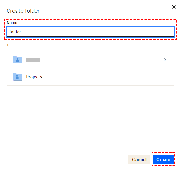 Name Dropbox Folder