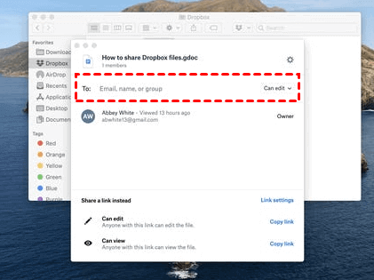 Type Email Address On Mac