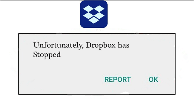 Unfortunately Dropbox Has Stopped