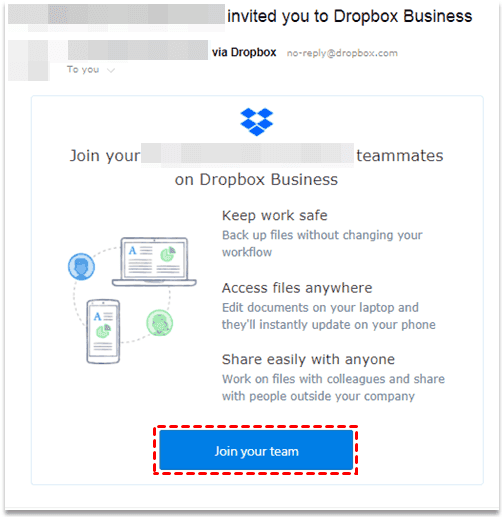 Join Your Dropbox Team