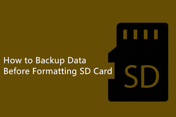 Backup Data Before Formatting Sd Card