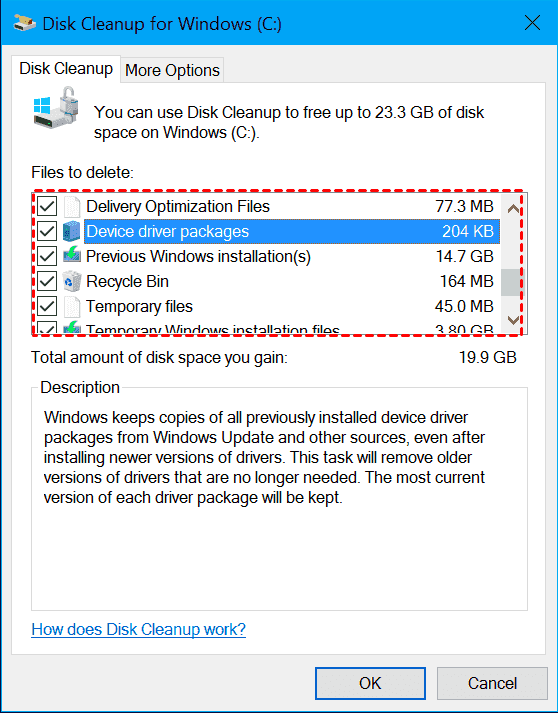Disk Cleanup Clear Previous Windows Installations