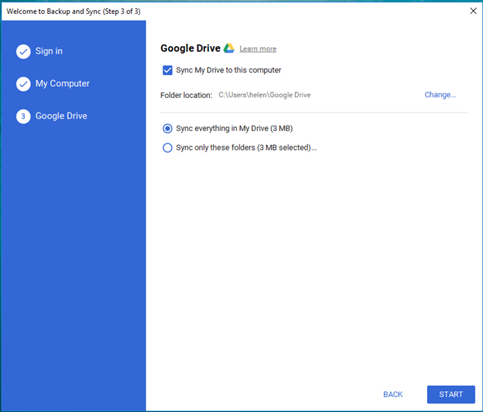 Google Drive Backup and Sync Get Started Google Drive Backup and Sync Get Started