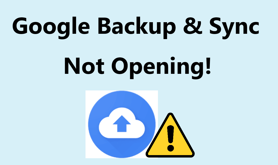 google sync and backup not installing