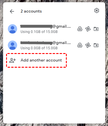 Add Account In Google Drive Desktop App