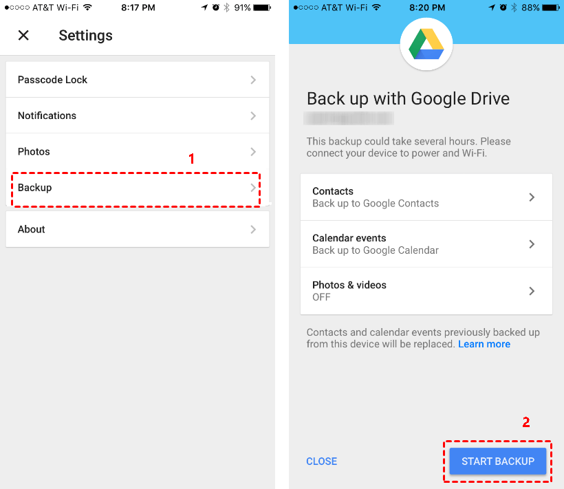 Backup Iphone To Google Drive