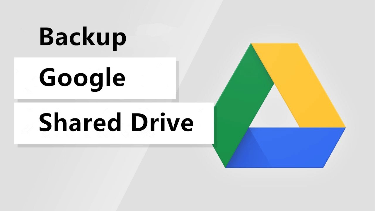 Backup Shared Drive Google