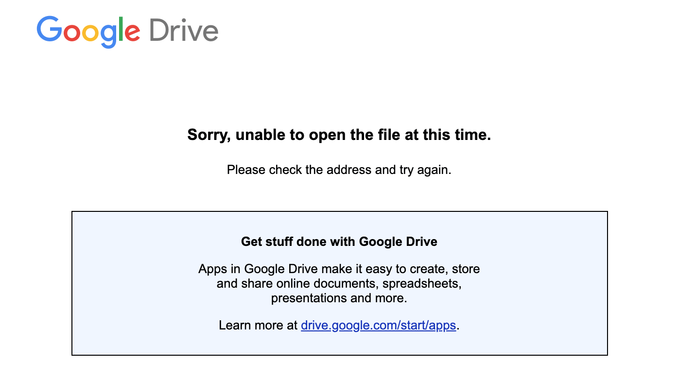 6 Fixes Google Unable to Open File at This