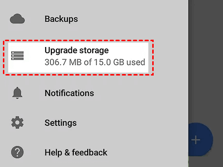 Google Drive Upgrade Storage