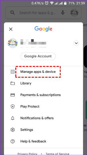 Manage Apps Device
