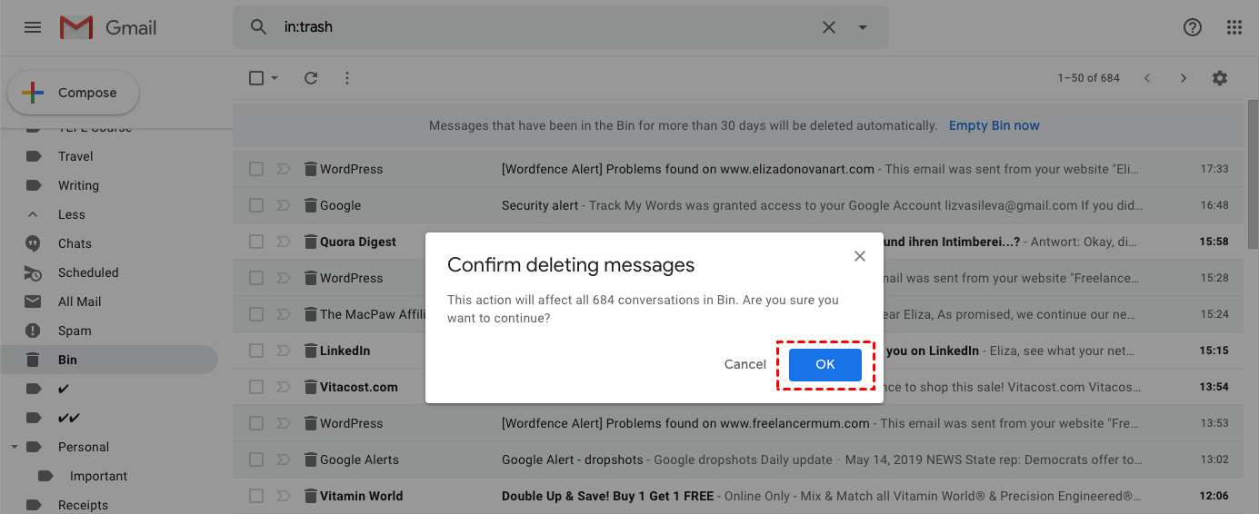 Clean Up Gmail