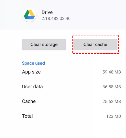 Clear Data Android