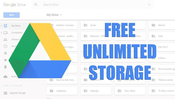 Google Free Unlimited Storage