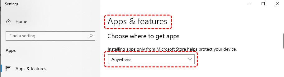Choose Where to Get Apps