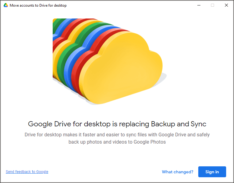 Is Google Drive replacing backup and sync?