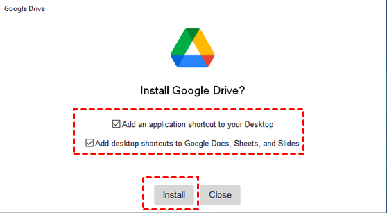 Install Drive for desktop1