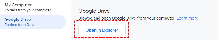 Open In Explorer