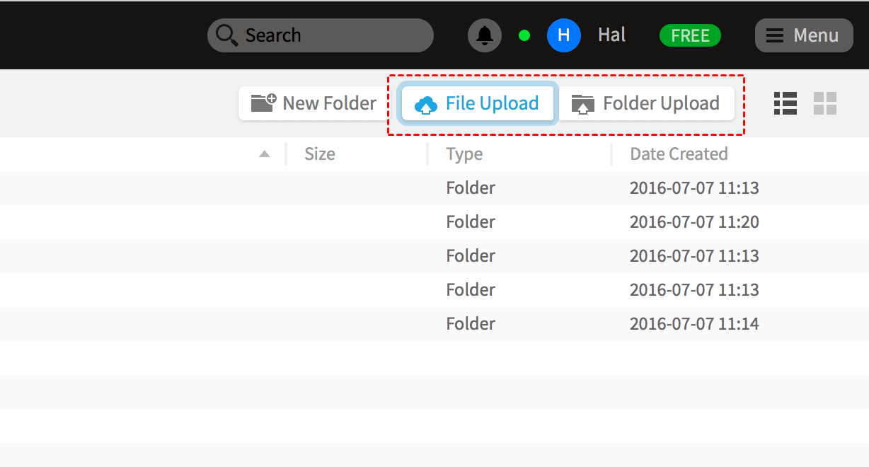 MEGA Folder Upload
