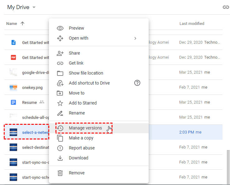 How long does Google Drive keep history?