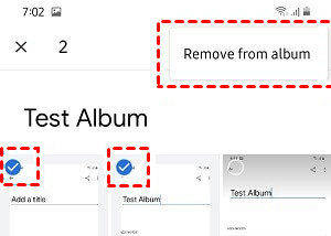 Google Photos Move to Album