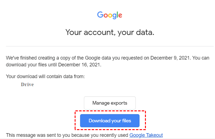 Download Your Files Gmail