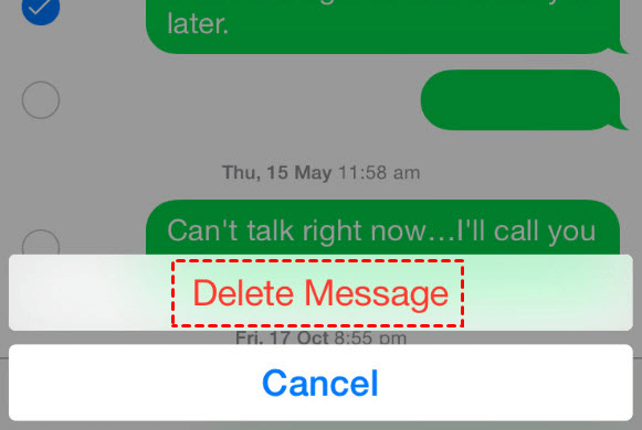 Delete Message Iphone