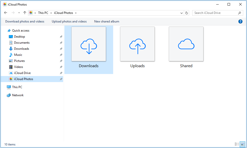 how to get pictures from icloud to windows