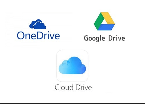 Onedrive vs. Google Drive vs. iCloud