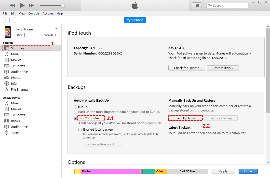 Backup Itunes Backup Itunes