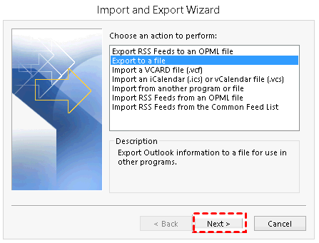Export to A File