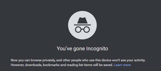 Incognito Browser
