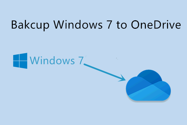 Backup Windows 7 to OneDrive