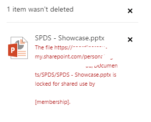 OneDrive File Cannot be Deleted